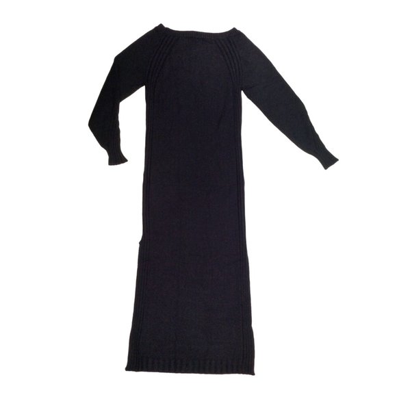 Long Sleeve Knit Bodycon Sweater Dress L *NWT* - Picture 3 of 9